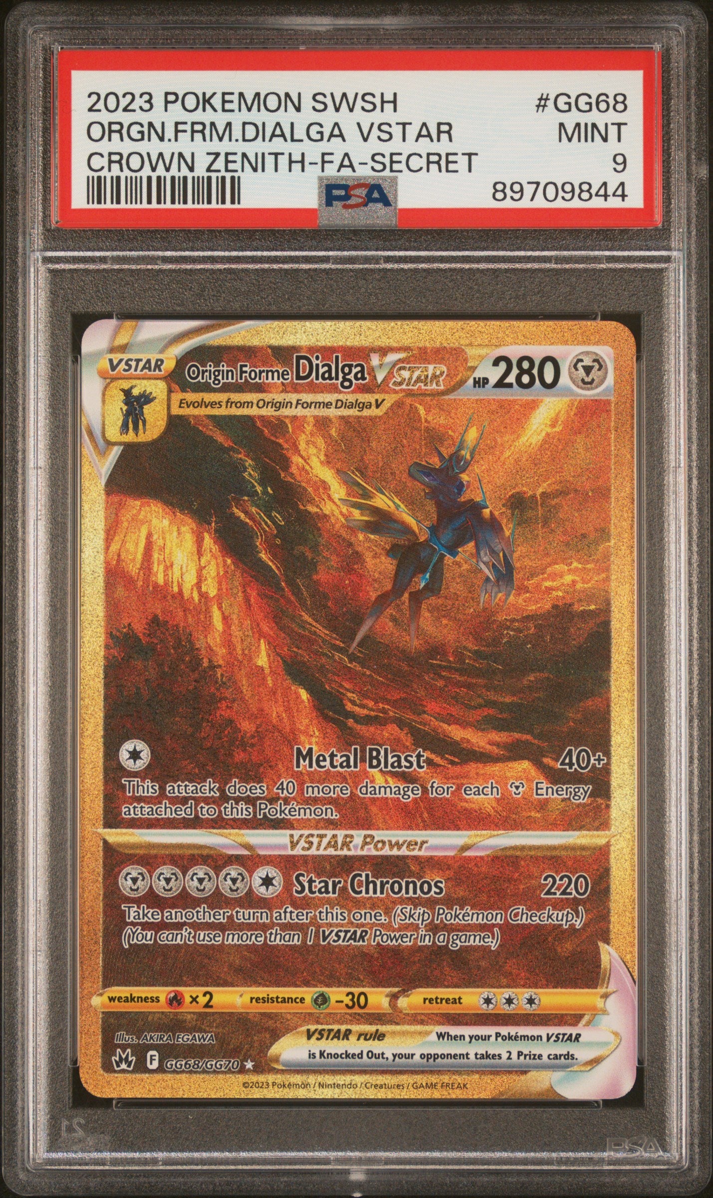 ORIGIN FORME DIALGA VSTAR PSA 9