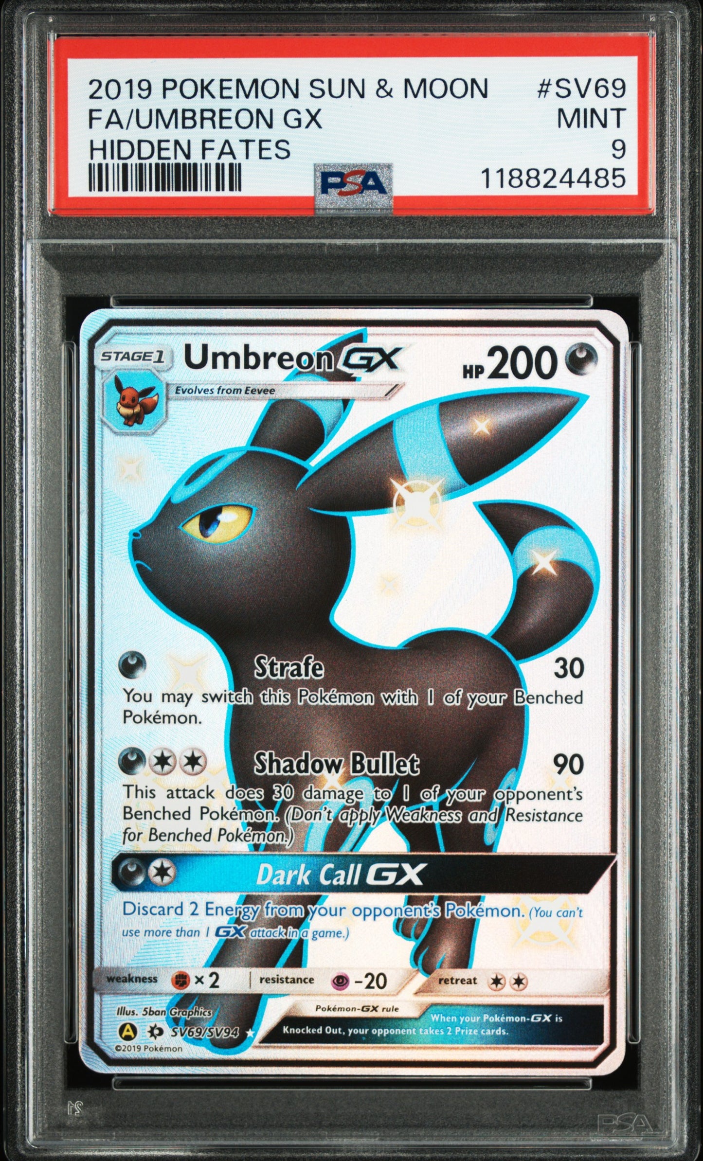 UMBREON GX PSA 9